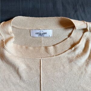 Carly Jean Los Angeles Cream Sweater
